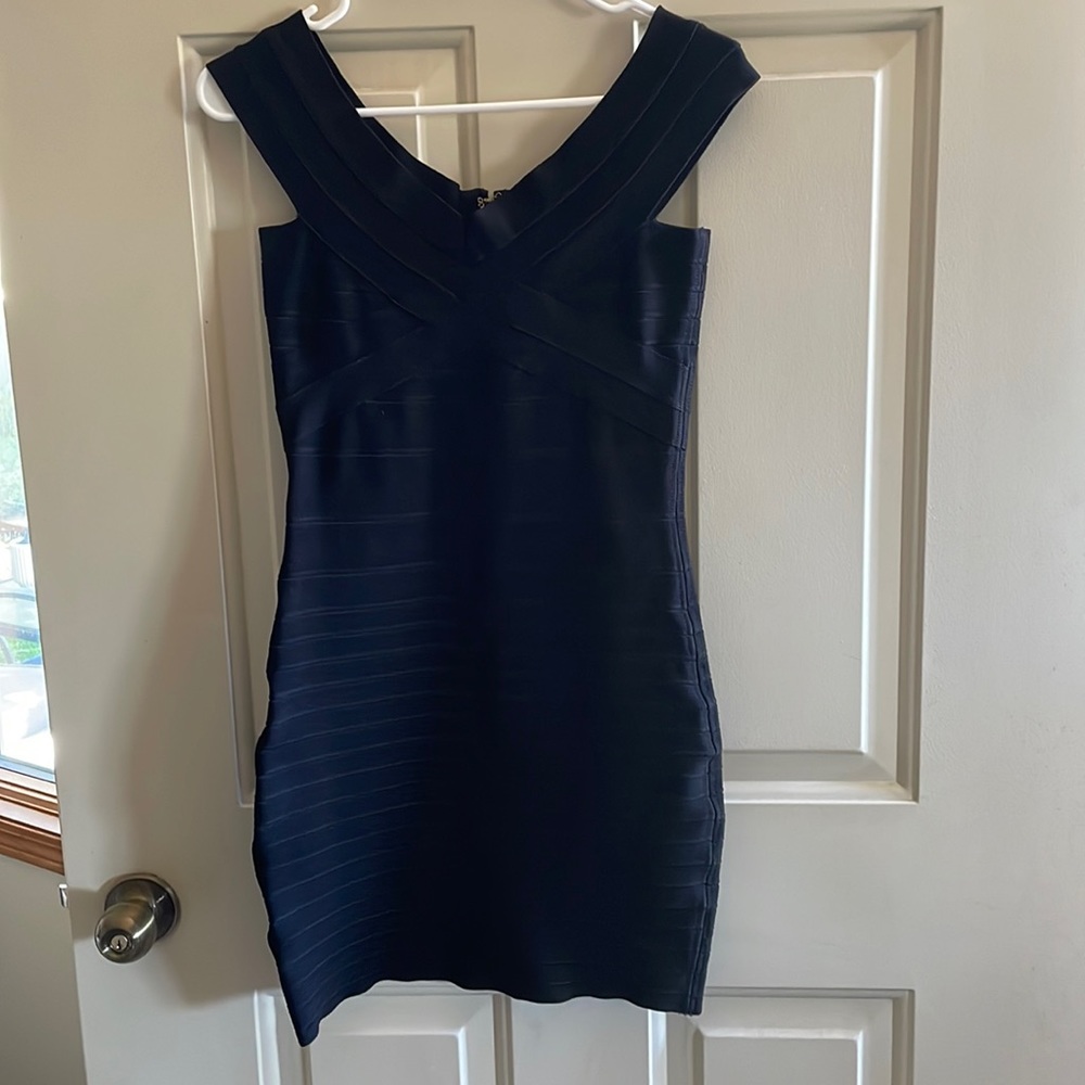 Guess little black bandage dress